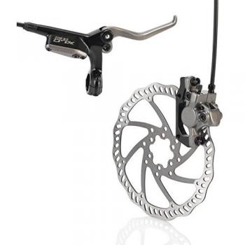 XLC Freno de disco HR BR-D03, negro/titanio, diámetro 160 mm