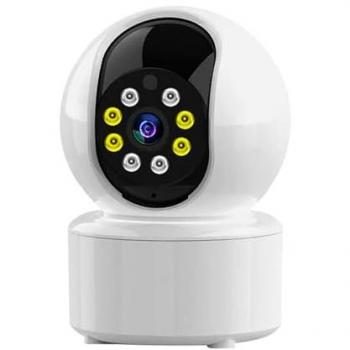 Cámara de Seguridad Inalámbrica WiFi 1080P HD con Monitoreo para Bebés y Mascotas, Audio Bidireccional en Tiempo Real y Ángulo de Visión 355º Horizontal y 90º Vertical -
