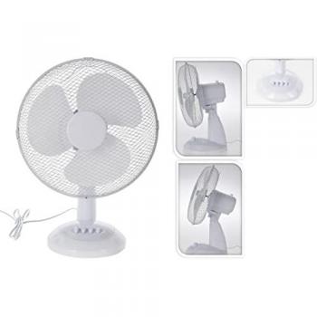 Ventilador de Sobremesa Excellent Electrics EL9000160 Blanco 34cm 35W Estándar