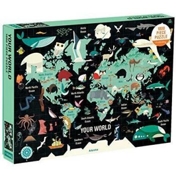 Map of the World 1000pc Family Puzzle