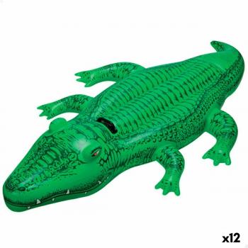 Intex-Figura Hinchable para Piscina Cocodrilo 168 x 86 cm