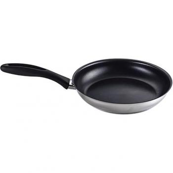 Sartén Inducción Fagor Inoxtherm 24 cm, Acero Inoxidable, Antiadherente Ecológico Titanio QUANTANIUM sin PFOA, Fondo Difusor, Apta para Todas