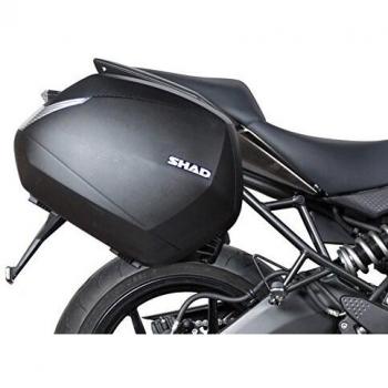 Shad K0VR60IF Soporte Maletas 3P System para Kawasaki Versys 650, Negro