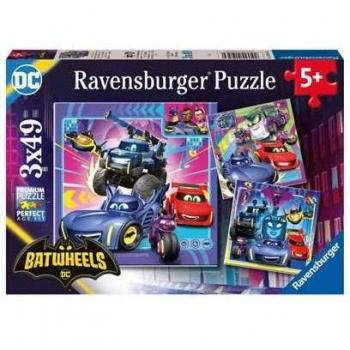 Ravensburger Puzzle 3x49 Piezas Batwheels