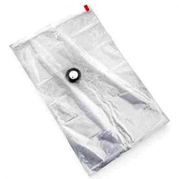 COMPACTOR RAN4744 Bolsa de almacenamiento al vacío para compactador que ahorra espacio, tamaño mediano, extraplano, gama Aspispace, transparente, 55 x 90 cm
