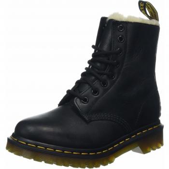 Botines Mujer Dr. Martens Serena 1460 Negro con Forro de Piel Sintética, Talla 38
