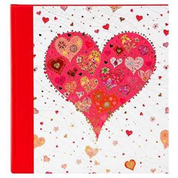 Goldbuch 08412 álbum de Fotos Big Heart Red, 64 páginas con pergamino, Aproximadamente 30 x 31 cm