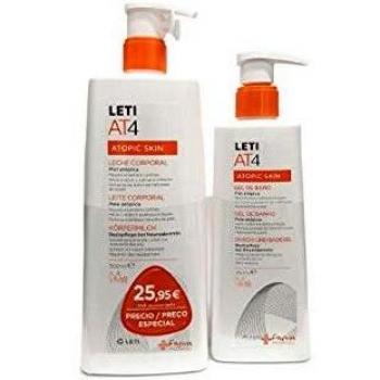 Leti At4 Atopic Skin Body Milk and Gel Pack (500ml + 250ml)