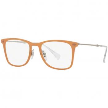 Ray-Ban 0Rx7086, Monturas de Gafas Unisex-Adulto, Light Brown, 51