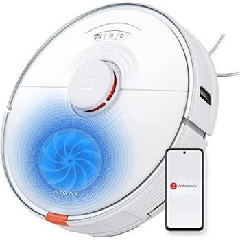 Roborock S7 Robot aspirador y limpiador de trapeadores con trapeador sónico, vaciado automático y succión fuerte de 2500 PA, mapeo multinivel, aplicación Plus y control por voz