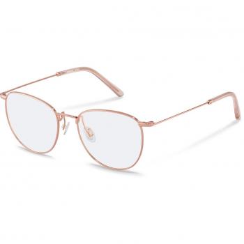 Rodenstock R2654 A000 Women’s Eyeglasses Rose-Gold Size 50 - Blue Light Block Available (Frame Only)
