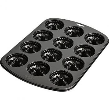 Original Kaiser Molde para 12 magdalenas Inspiration Bundt, bandeja para hornear magdalenas, 38 x 27 cm, antiadherente, tamaño estándar, moldes para magdalenas, tiempo de horneado corto