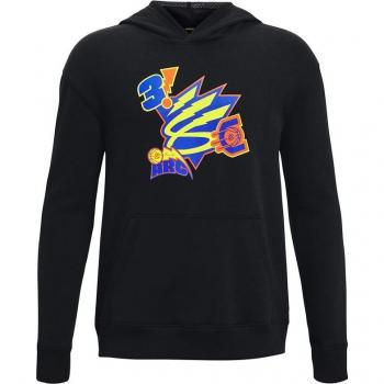 Sudadera con Capucha Niño Under Armour Curry Big Splash Negro