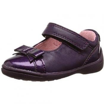 Start Rite Supersoft Bow - Zapatos primeros pasos para niña Morado Violet