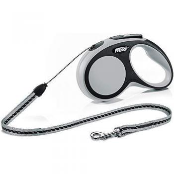 TRIXIE flexi New COMFORT, Cuerda enrollable, XS: 3 m, Verde, Perro