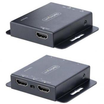 StarTech.com HDMI Over CAT6 Extender - 4K 30Hz - 130 ft (40m) - 1080p 60Hz - HDMI to CAT6 Converter Kit with IR Support