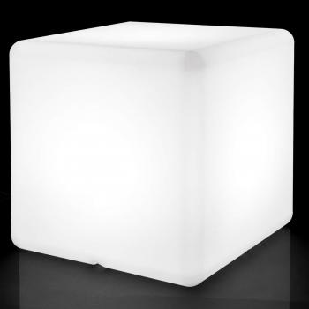 Lámpara de Suelo Minimalista Blanca de plástico para jardín Garden - LOLAhome