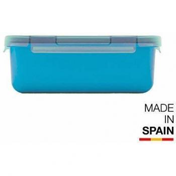 Valira Porta alimentos - Contenedor hermético de 0,75 L hecho en España, color azul