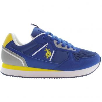 U.S. Polo Assn. Men's Blue Polyester Sneakers, Size 12 US (EU45)