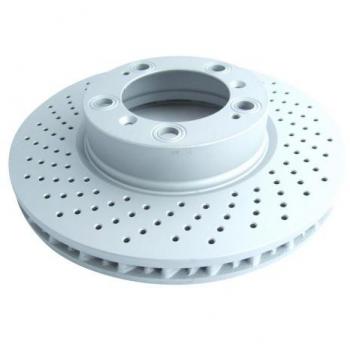 Disco de freno trasero izquierdo ZIMMERMANN 460.1562.20 para PORSCHE 911, perforado, Coat Z