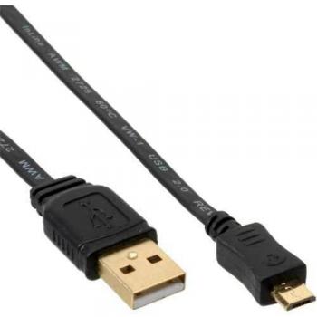 Cable USB 2.0 Micro-USB B a USB-A Macho 2 m Negro