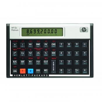 Hewlett Packard [HP] Calculator Financial Platinum RPN Algebraic Programmable Ref HP12C PLATINUM