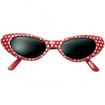 My Other Me - Gafas años 50, talla única, color rojo