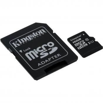 Kingston SDCS/16GB Tarjeta de Memoria Sd 1, 16 gb, Negro