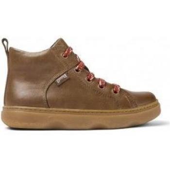 Camper Kiddo Brown Leather Ankle Boots for Kids