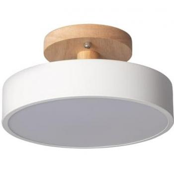 Lámpara de Techo LED 12W Madera y Metal CCT Seleccionable Whisty