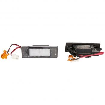 M-TECH CLP034 - Plafón de matrícula LED LP-FDM, luz de matrícula LED, diseño compacto, fácil instalación, bajo consumo energético, alta luminosidad, larga vida útil