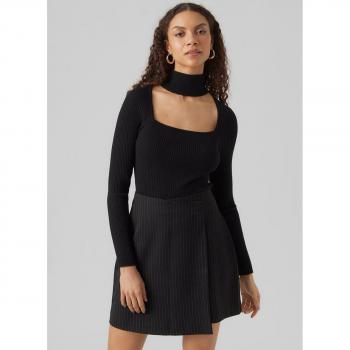 Vero Moda - Top escote cuadrado de mujer con cuello alto