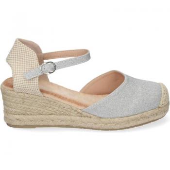 Sandalias de Mujer PUNTOSALAO SANDALIAS PLATEADAS DE CUNA EN YUTE BAJA COMODAS PARA MUJER VARIOS COLORES CF-2372