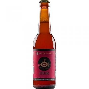 MENDUIÑA Duir cerveza roja artesana de alta fermentación de Galicia botella 33 cl