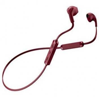 Fresh 'n Rebel Flow Wireless | Auriculares inalámbricos intraurales con Mando a Distancia y micrófono - Ruby Red