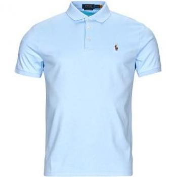 Polo Ralph Lauren Men's Custom Slim Fit Pima Cotton Polo Shirt - Light Blue - Size XL