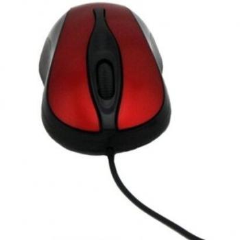 Ratón Titanum TM103R Negro/Rojo - Tecnología Avanzada y Diseño Ergonómico