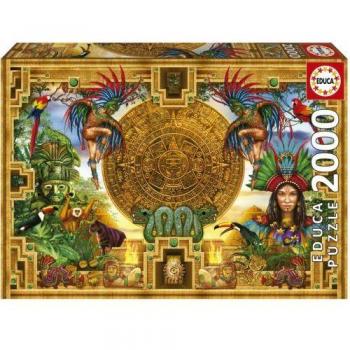 Puzzle 2000 Piezas Azteca Maya - Diversión y Desafío Garantizados