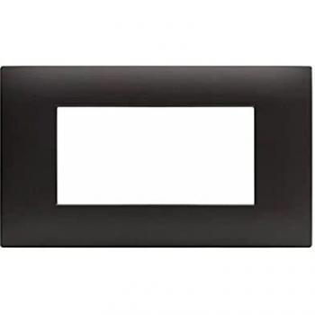 Placa 4 módulos Ave Young44 color gris antracita en tecnopolímero 44PJ04GTK