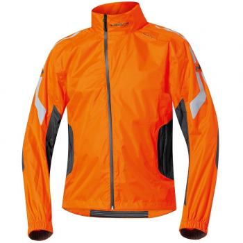 Held Wet Tour - Chaqueta impermeable, Mujer Hombre, negro y naranja, medium