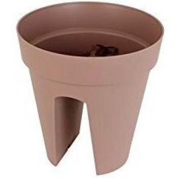Maceta Capri Balcón 30cm Taupe Polipropileno