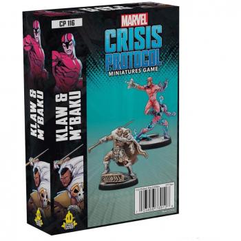 Asmodee Marvel Crisis Protocol: Klaw and M´Baku Juego de Mesa en Inglés