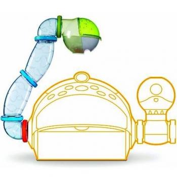 Torre Habitrail OVO con 5 Piezas y Accesorios para Mascotas