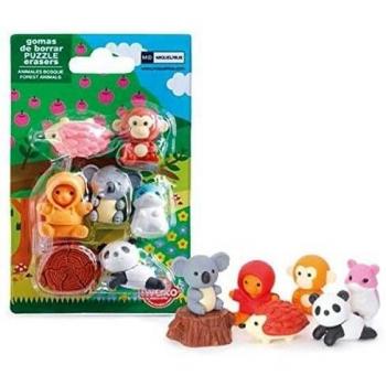 Miquelrius 11372 - Blister 7 gomas bosque