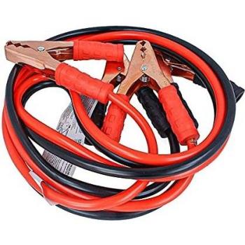 CABLEPELADO - Kit de Pinzas de Batería para Coche y Moto 2.5 Metros - Cable Arrancador 800 A con Pinzas Cocodrilo y Bolsa de Transporte