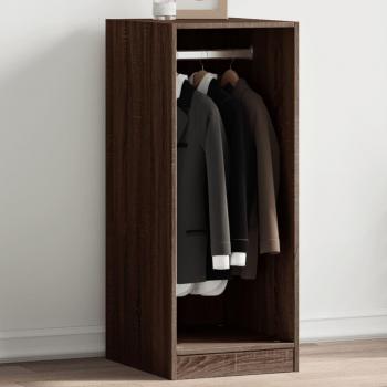 Armario de madera de ingeniería vidaXL 48x41x102 cm Color Blanco, Negro, Gris hormigón y Gris Sonoma