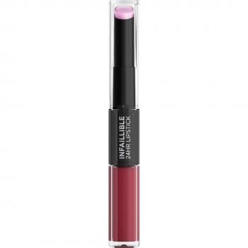 L’Oréal Paris Infallible 24H Long-Lasting Lipstick and Lip Gloss 2-in-1 shade 302 Rose Eternite 5.7 g