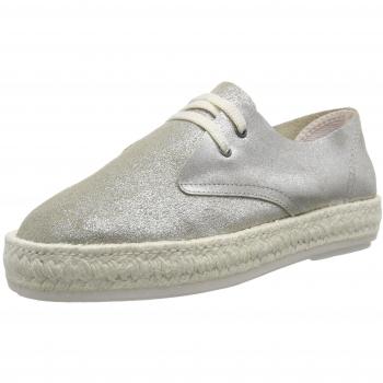 Alpargatas Bunker IBIZA para mujer en color plateado