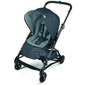 Concord Soul Silla de Paseo Plegable y Multifuncional, Manillar Telescópico, Respaldo Regulable, Apto desde el Nacimiento, Hamaca en a Contra y Cara Marcha, Color Steel Grey