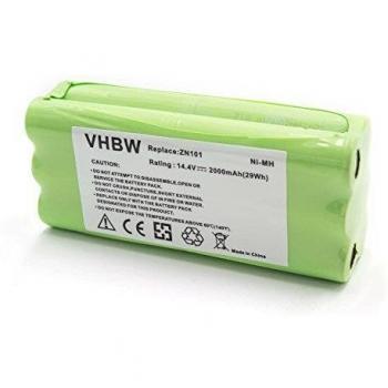 Batería NiMH 2000mAh (14.4V) para Robot Aspirador Sichler PCR-1550M, Puppyoo V-M600, VBot T270